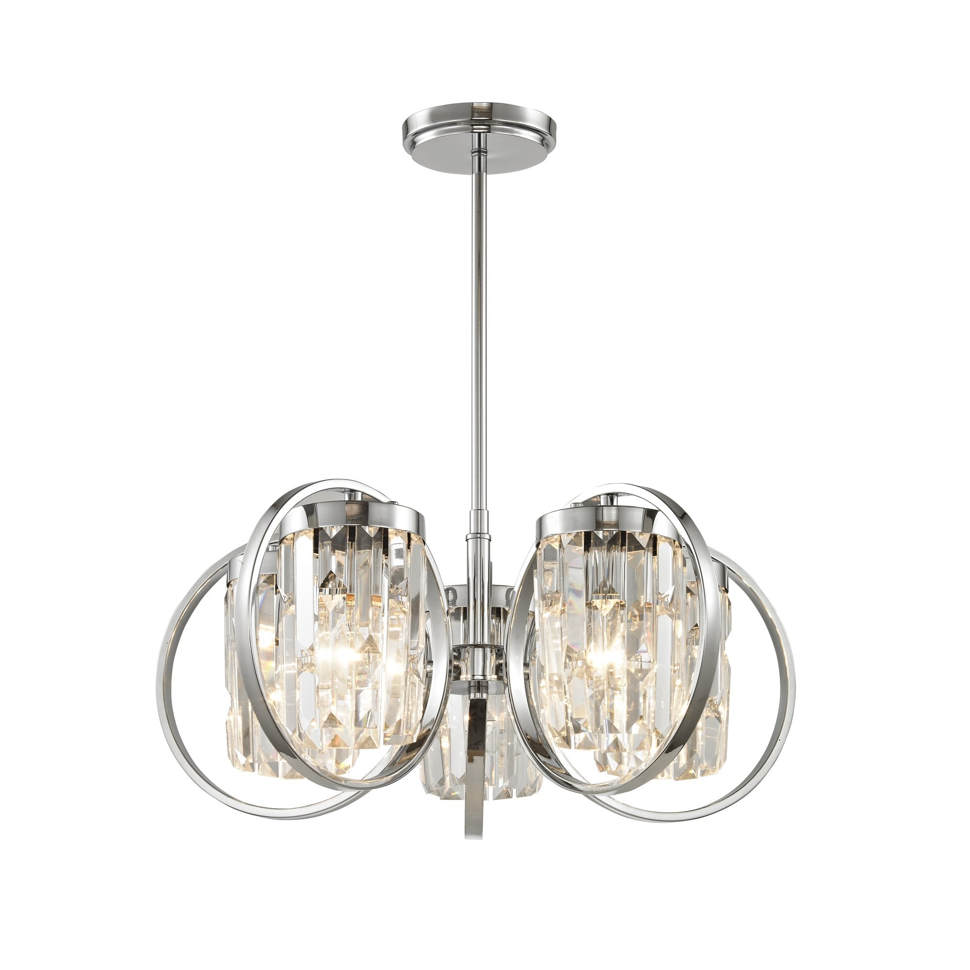 CF1703/05/CH Talin 5 Light Pendant Chrome