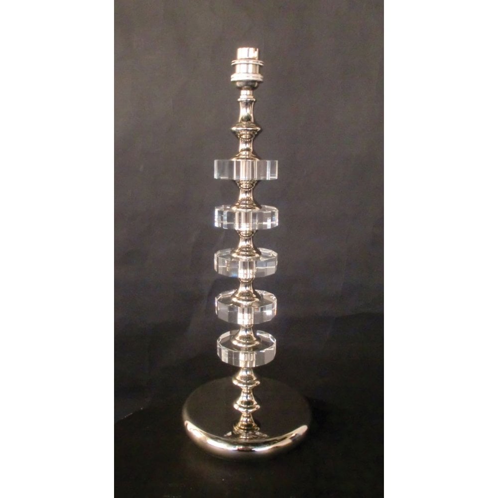 ST0000D/TL/N Boston Optic Crystal Table Lamp Nickel BASE ONLY