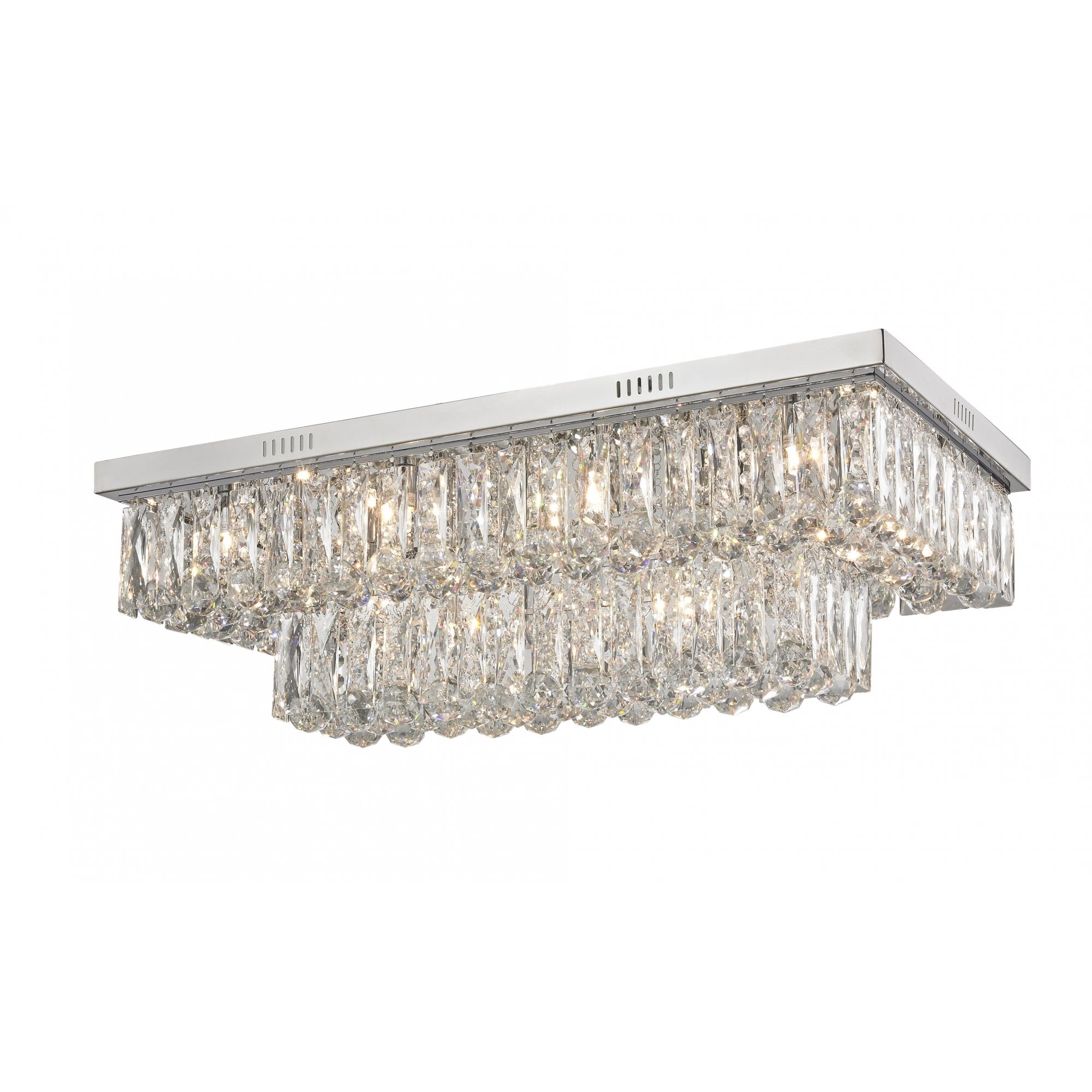 CFH1708/12/CH Lilou 12 Light Flush Ceiling Chrome