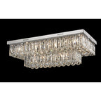 CFH1708/12/CH Lilou 12 Light Flush Ceiling Chrome