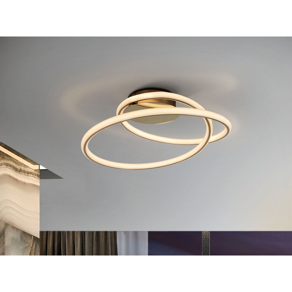138505 Tube LED Ceiling Light Gold