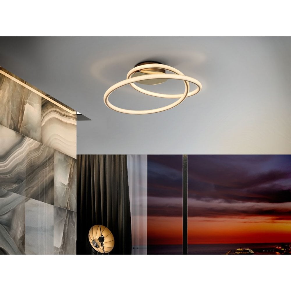 138505 Tube LED Ceiling Light Gold