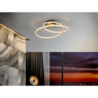 138505 Tube LED Ceiling Light Gold
