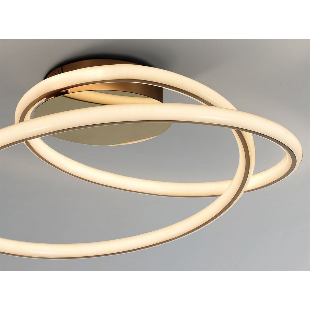 138505 Tube LED Ceiling Light Gold