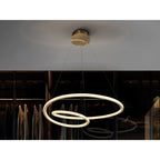 138611 Tube LED Pendant Light Gold