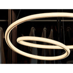138611 Tube LED Pendant Light Gold