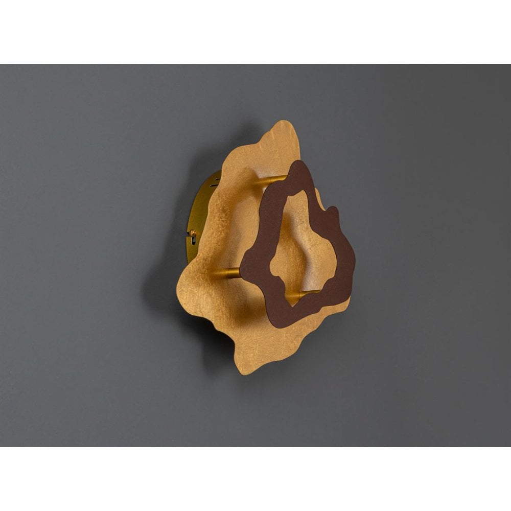 162272 Halo LED Wall Light Gold