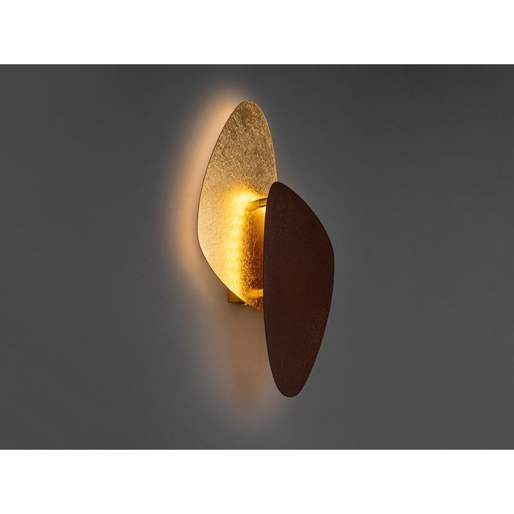 Contra LED Wall  Light Gold