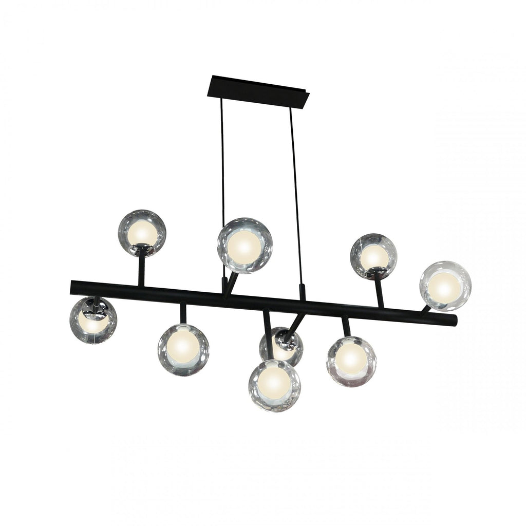 345509 Altais 9 Light Pendant Light Black