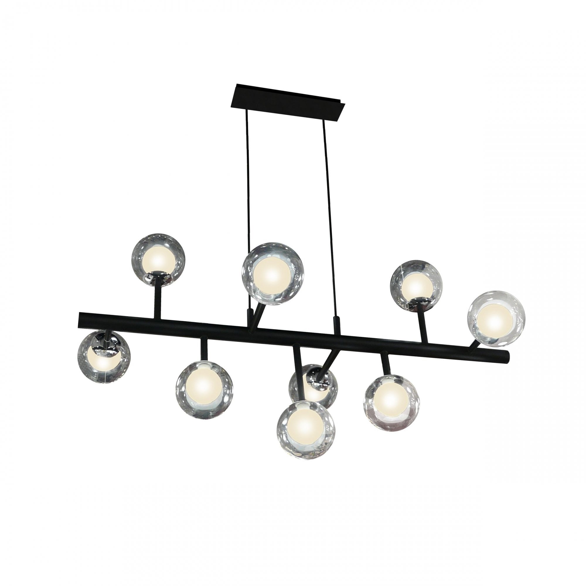 345509 Altais 9 Light Pendant Light Black