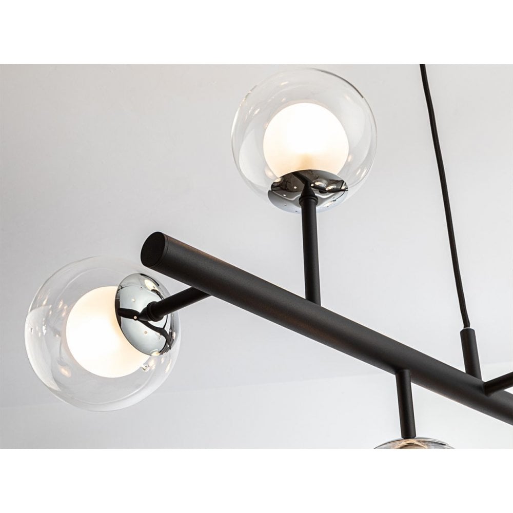 345509 Altais 9 Light Pendant Light Black