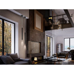 373067 Varas LED Pendant Light Black (S)