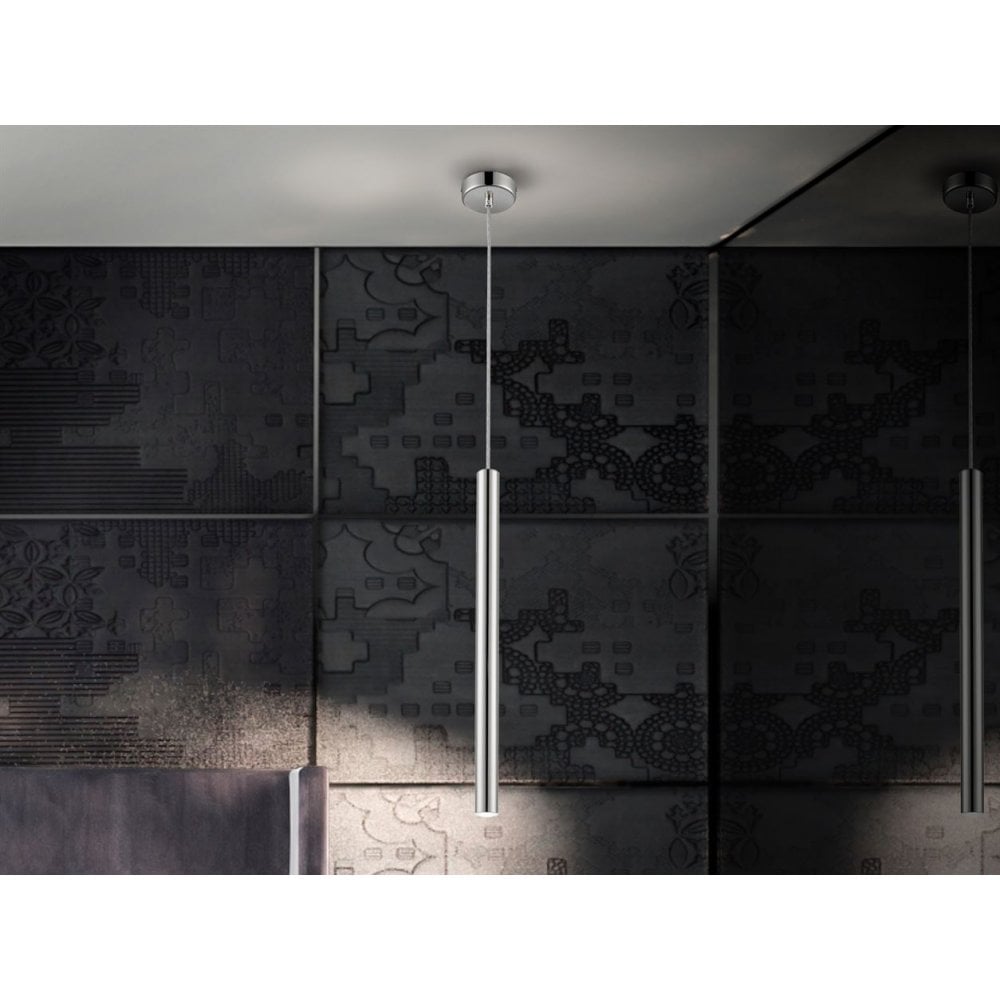 373084 Varas LED Pendant Light Polished Chrome