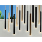 373425G Varas LED 14 Light Pendant Light Gold Black