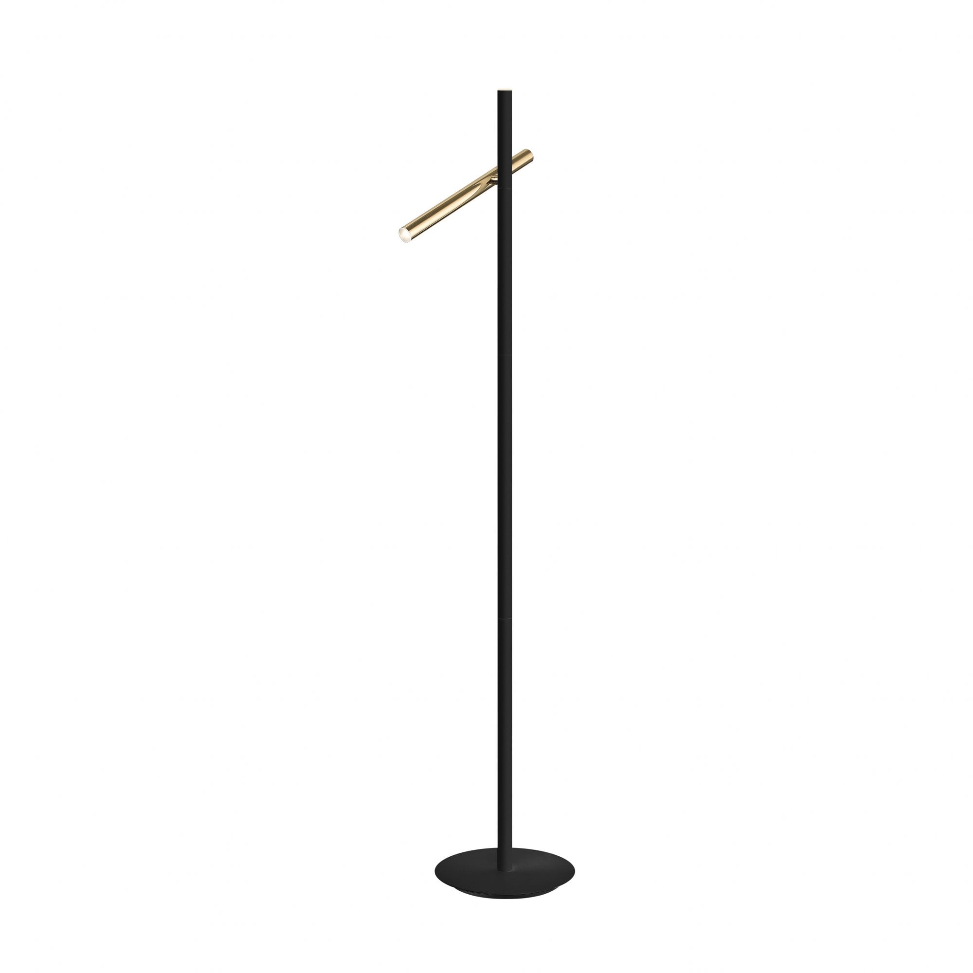 Varas LED 2 Light Floor  Lamp Gold Black