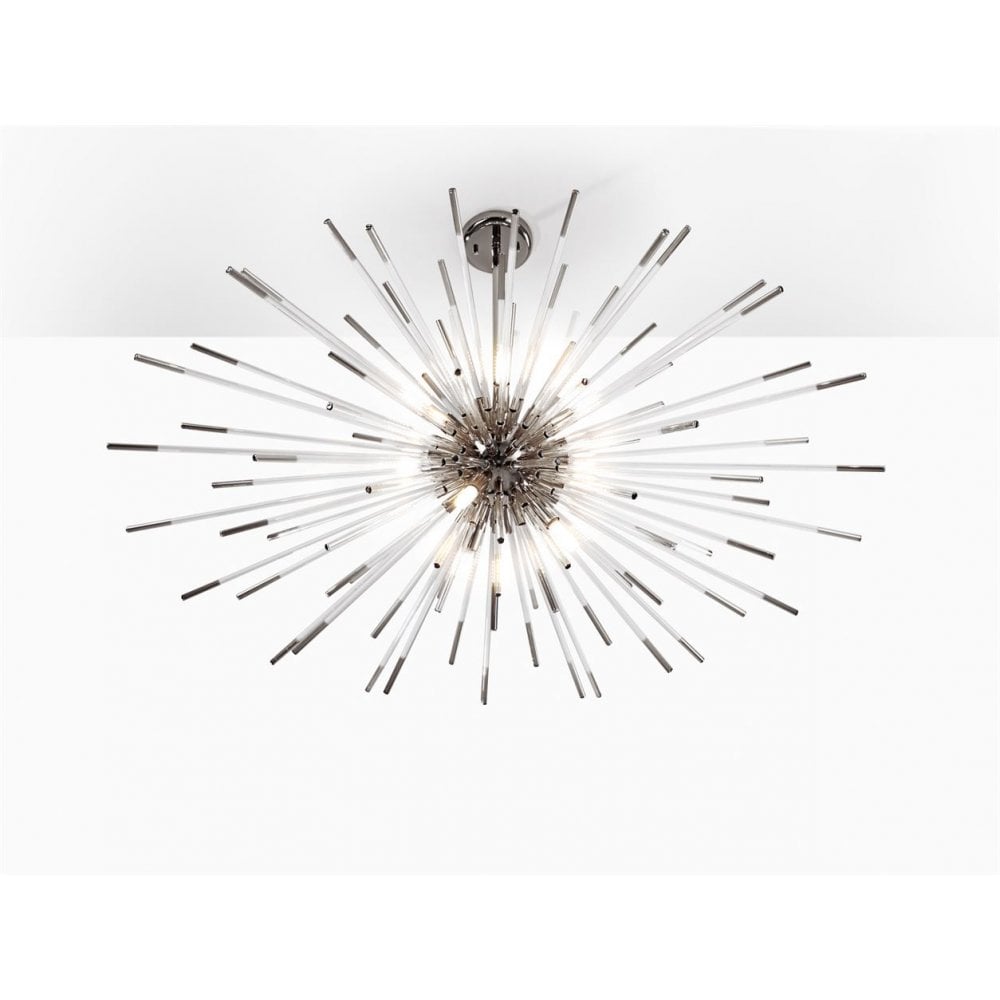 381628 Evasion 9 Light Pendant Light Chrome