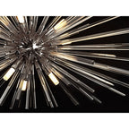 381628 Evasion 9 Light Pendant Light Chrome