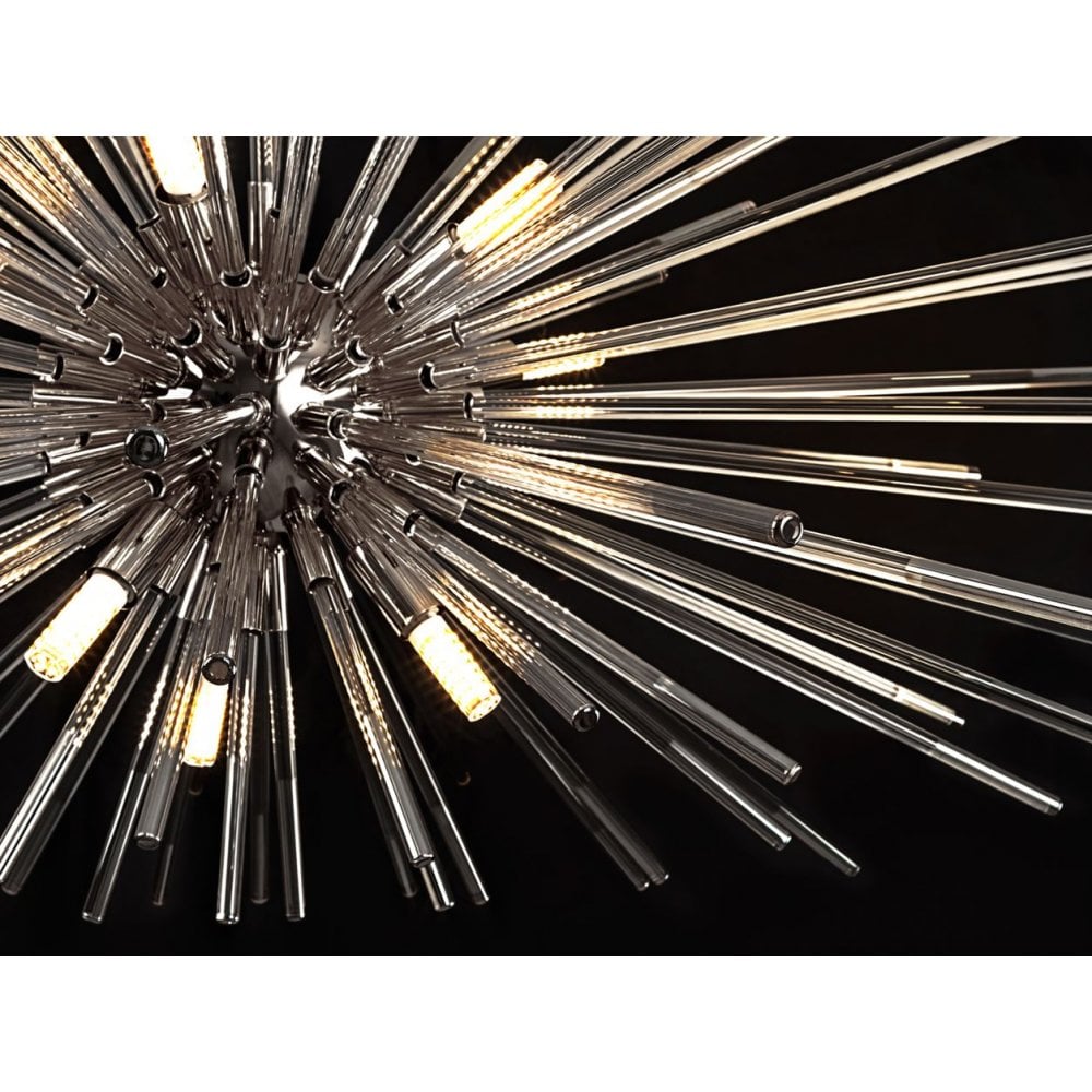 381628 Evasion 9 Light Pendant Light Chrome