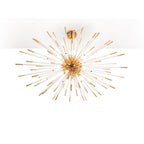 381635 Evasion 9 Light Pendant Light Gold