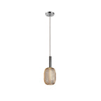 413503 Micron LED 1 Light Pendant Light Gold