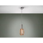 413503 Micron LED 1 Light Pendant Light Gold