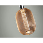 413503 Micron LED 1 Light Pendant Light Gold