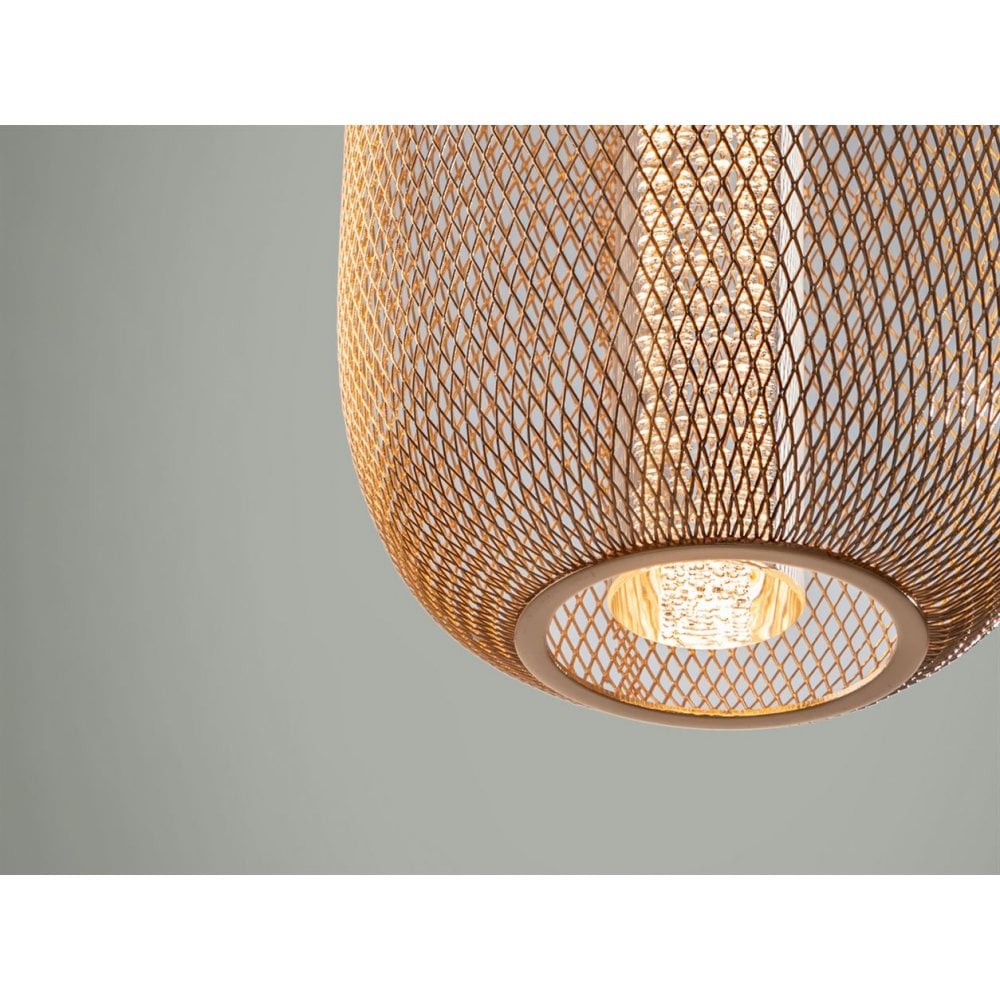 413503 Micron LED 1 Light Pendant Light Gold