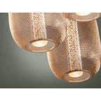 413626 Micron LED 3 Light Pendant Light Gold