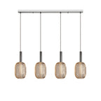 413756 Micron LED 4 Light Pendant Light Gold