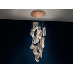 608428 Velos LED 14 Light Pendant Light Rose Gold