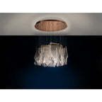 608428 Velos LED 14 Light Pendant Light Rose Gold
