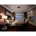 717526 Ring LED Pendant Light Black