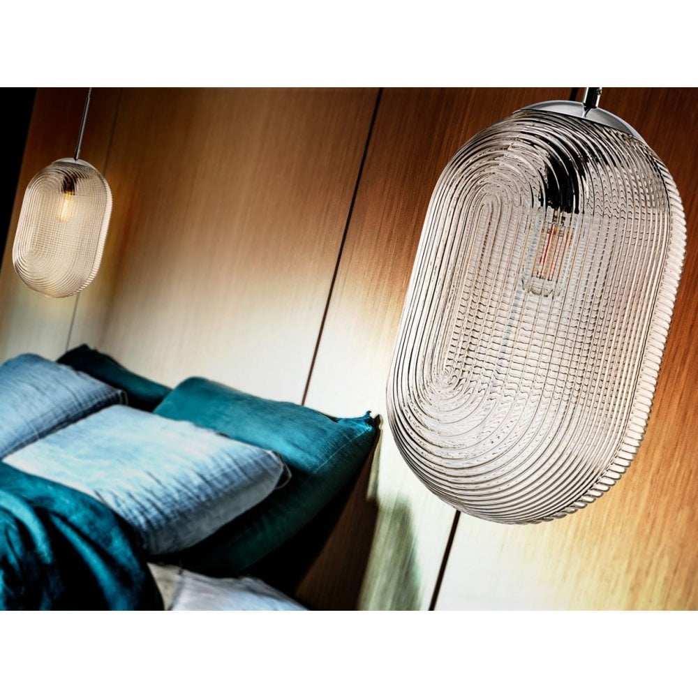 735840 Tensai 1 Light Pendant Light Glass (SD)