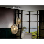752183 Ovila 1 Light Pendant Light Glass