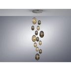 752459 Ovila 13 Light Pendant Light Glass