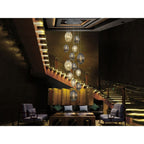 752459 Ovila 13 Light Pendant Light Glass
