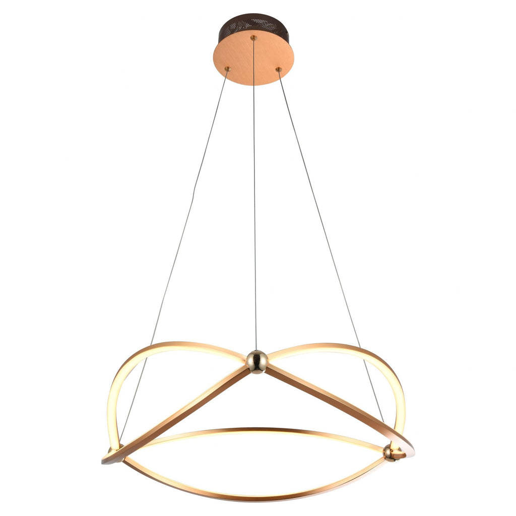 757232 Ocellis LED Pendant Light Rose Gold