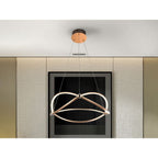 757232 Ocellis LED Pendant Light Rose Gold
