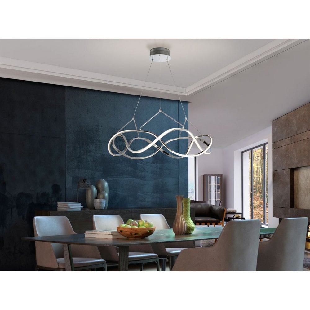 763950 Molly LED Pendant Light Chrome