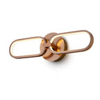 787017 Colette LED 2 Light Wall Light Rose Gold