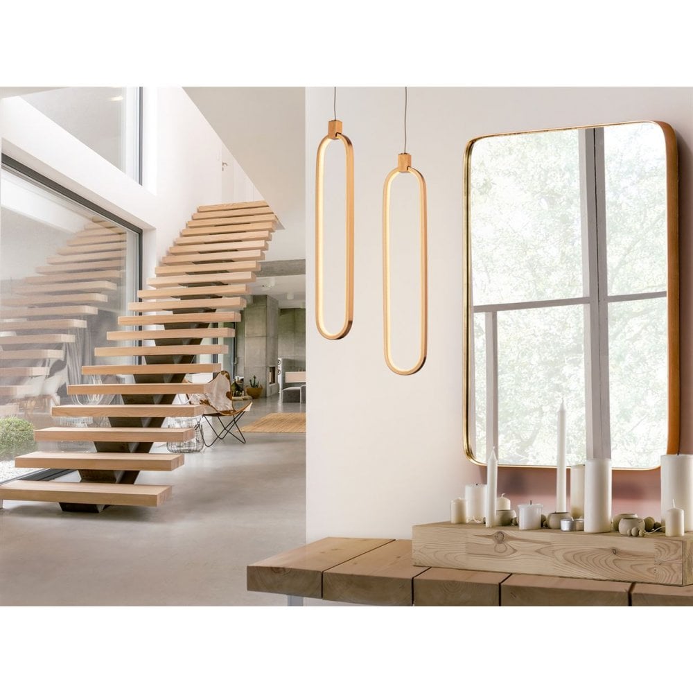 787130 Colette LED Pendant Light Rose Gold