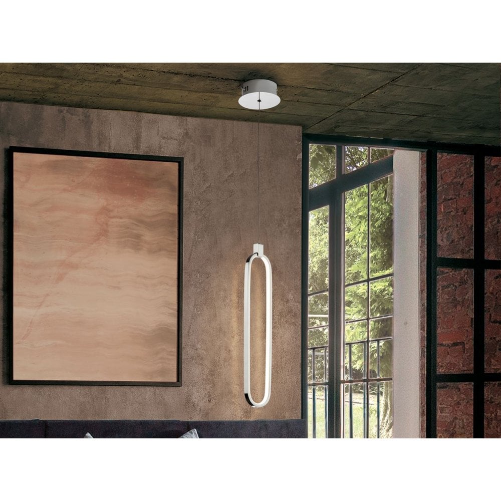 787147 Colette LED Pendant Light Chrome