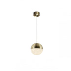 793407 Sphere LED Pendant Light Satin Brass