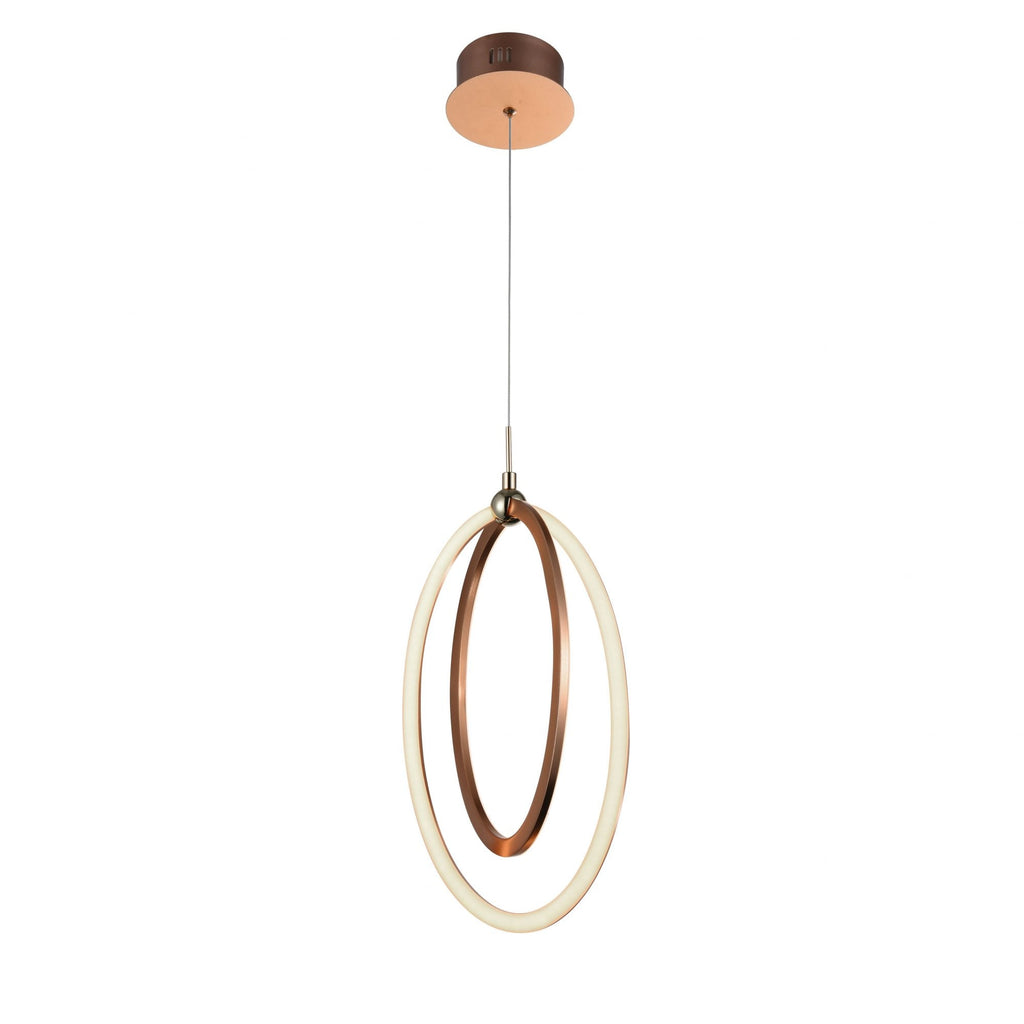 814263 Ocellis LED Pendant Light Rose Gold