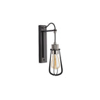 80950 1 Light Wall Light Black Chrome Plate & Matt Black