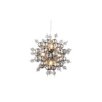 81583 9 Light Pendant Black Chrome Plate With Smoked Mirror & Tinted Glass