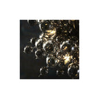 81583 9 Light Pendant Black Chrome Plate With Smoked Mirror & Tinted Glass