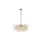 81675 4 Light Pendant Aged Gold Paint & Champagne Lustre Glass