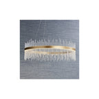 81908 LED Pendant Brushed Gold Plated Finish & Clear Glass