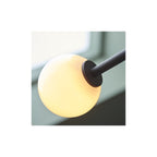 92604 2 Light Floor Lamp Textured Matt Black & Gloss Opal Glass